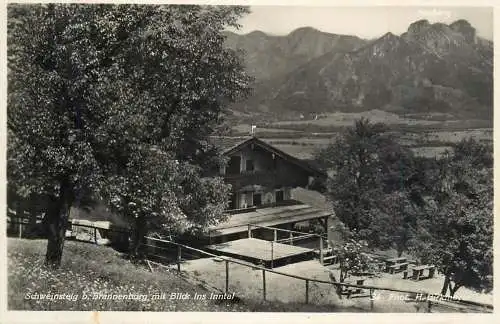 Germany Schweinsteig bei Brannenburg mit Blick ins Inntal