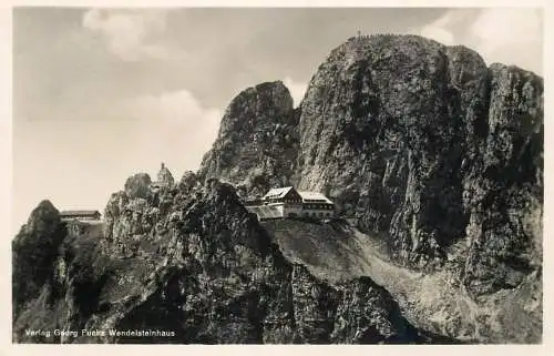 Germany Georg Fuchs Verlag Wendelsteinhaus Berghotel mit Gipfel und Kapelle