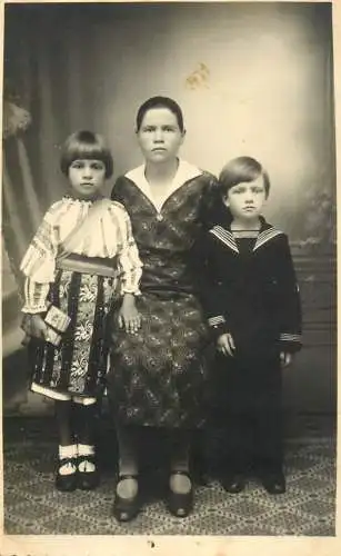Romania photographic souvenir postcard Foto Elegant M. Zamfirescu