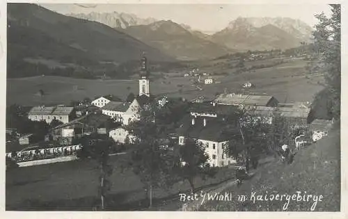 Germany Reit im Winkl mit Kaisergebirge general viewrrr