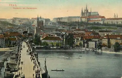 Prag Karlsbrucke 1907