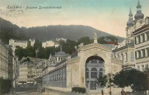 AK Karlsbad 1908