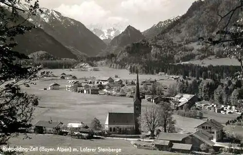 Germany Ruhpolding-Zell mit Loferer Steinberge general view