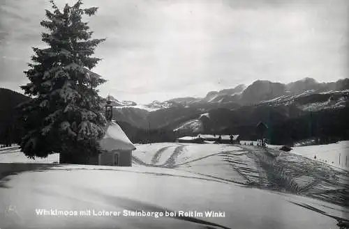 Germany Winklmoos mit Loferer Steinberge bei Reit im Winkl