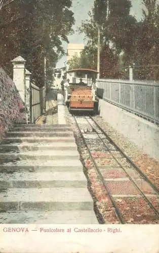 Genoa funicular funicolare al Castellacio Righi