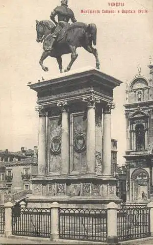 Venezia monumento Colleoni e Ospitale Civile