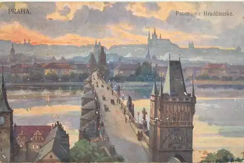 Praha panorama Hradcanske