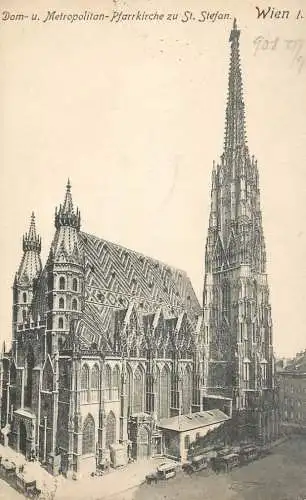 Austria Wien Pfarrkirche St. Stefan 1908