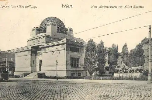 Austria Wien Marc Antoniusgruppe von Alfred Strasser Secessions-Ausstellung 1907