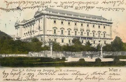 Austria Wien I Hofburg am Burgring 1906
