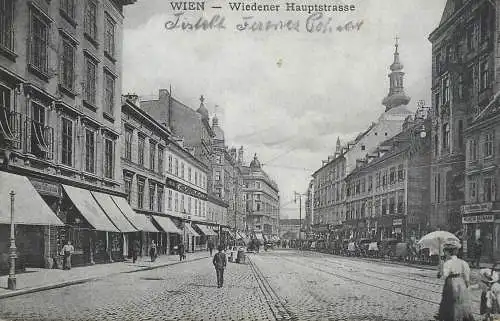 Austria Wien Wiedener Hauptstrasse 1909