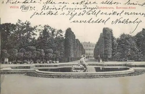 Austria Vienna Schönbrunn Palace 1912