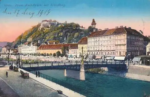 Austria Graz Franz Karl-Brucke 1914
