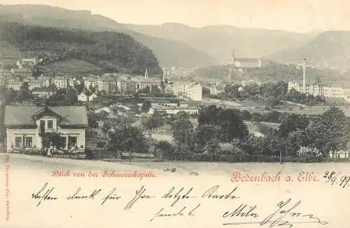 Bodenbach a. Elbe Děčín Decin 1899