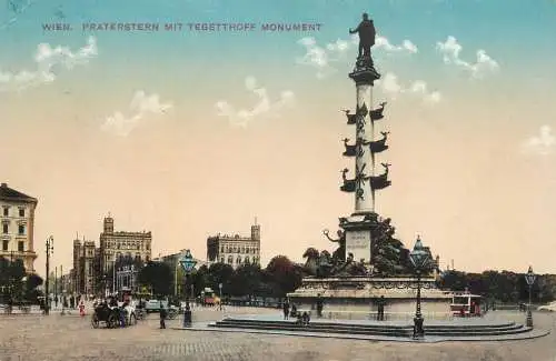 Austria Vienna Tegetthoff monument 1911