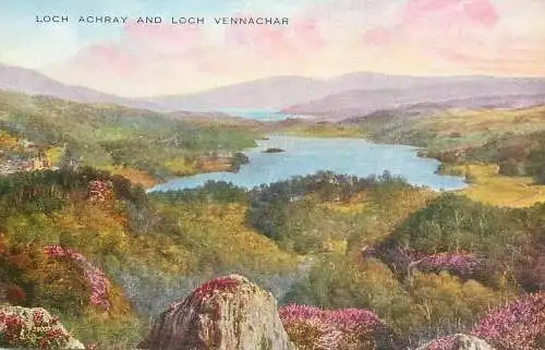 Scotland Loch Achray and Loch Vennachar