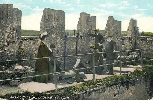 Ireland Cork County Kissing the Blarney Stone