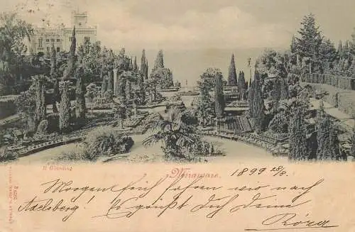 Miramare giardino 1899