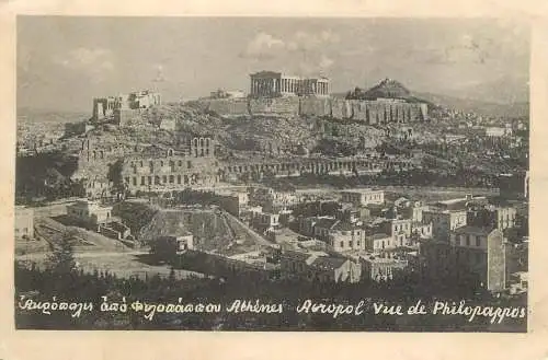 Greece Athens Acropolis 1935