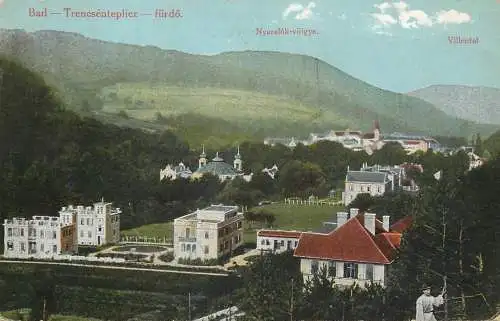 Slovakia Trencsénteplic-Fürdő. Bad Trencsén-Teplitz
