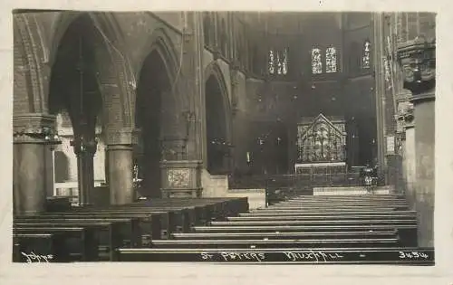 St Peters' Church interior aspect place to identify