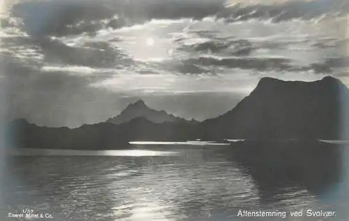 Norway Vågan Nordland Svolvær sunset