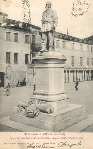 Rovigo monumento a Vittorio Emanuele II