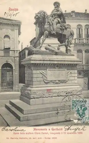 Rovigo monumento a Garibaldi