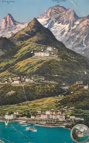 Switzerland Lac Leman Territet Glion Caux