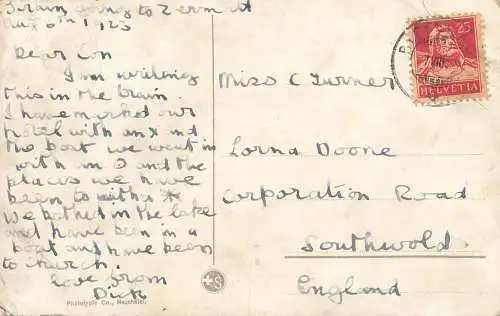 Switzerland Lac Leman Territet Glion Caux