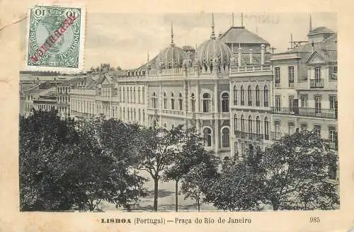 Lisbon Lisboa praca Rio de Janeiro 1911