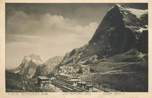 Switzerland Kleine Scheidegg, Wetterhorn, Eiger