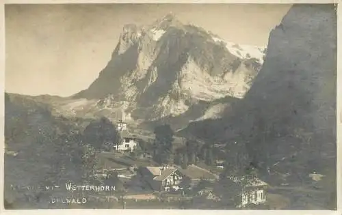 Switzerland Grindelwald Wetterhorn