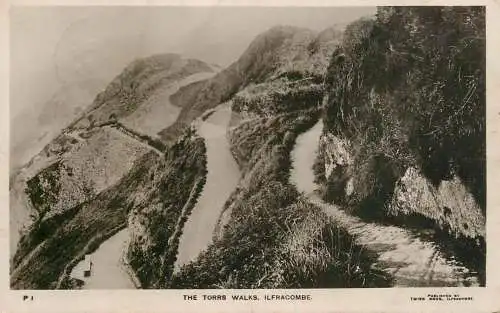 England Ilfracombe Torrs Walks picturesque view