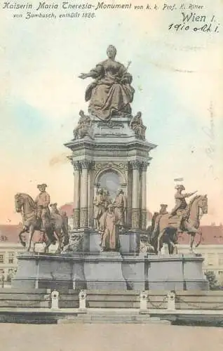 Austria Wien Kaiserin Maria Theresia Monument 1910