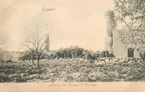 Italy Girgenti Agrigento Tempio di Vulcano