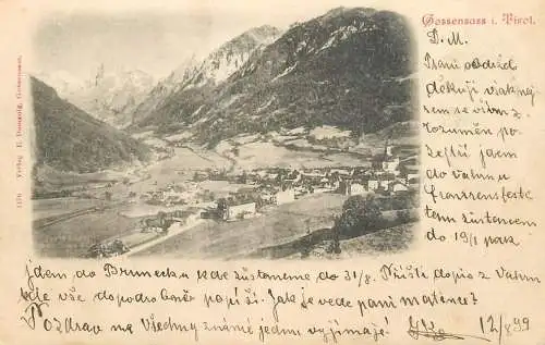 Italy Gossensass (Bolzano area) panorama