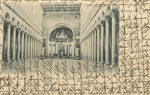 Italy Roma Basilica di S. Paolo - interno