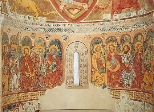 Germany Kirche Urschalling Apostelreibe in der Apsis