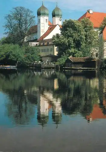 Germany Seeon Ehemalige Klosterkirche und Abteigebaude