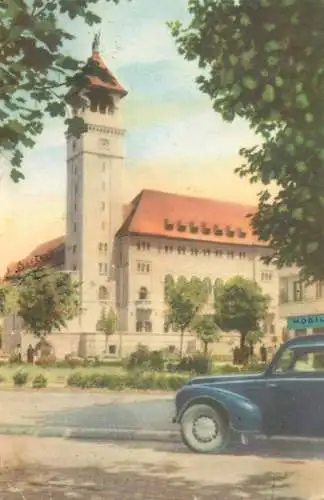 Romania Vedere din Bucuresti Sfatul Popular al raionului "Grivita Rosie"