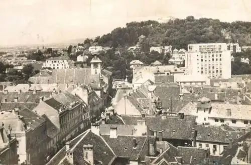 Romania Brasov/Orasul Stalin vedere spre Cetatuia