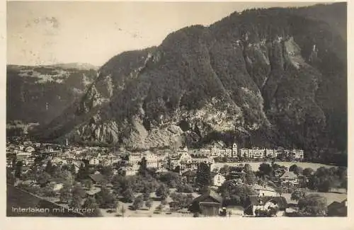 Switzerland Interlaken mit Harder