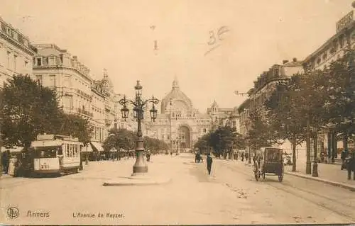 Belgium surface public transport tramway Anvers