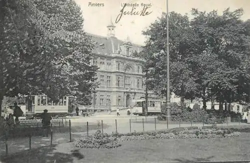 Belgium surface public transport tramway Anvers Athenee Royal