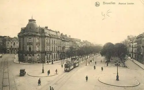 Belgium surface public transport tramway Bruxelles avenue louise