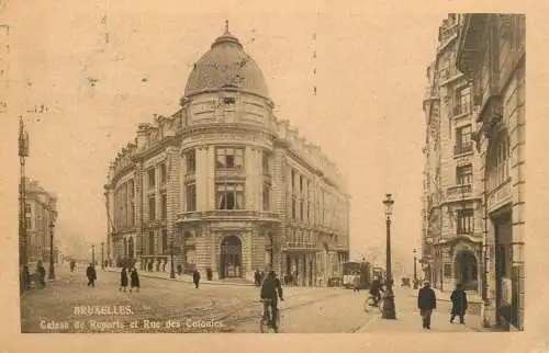 Belgium surface public transport tramway Bruxelles rue des colonies