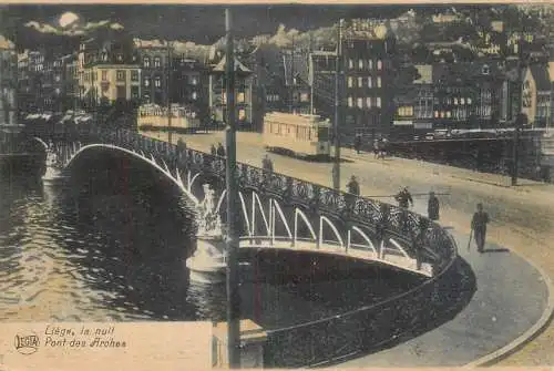 Belgium surface public transport tramway Liege Pont des arches