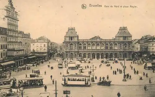 Belgium surface public transport tramway Place Rogier