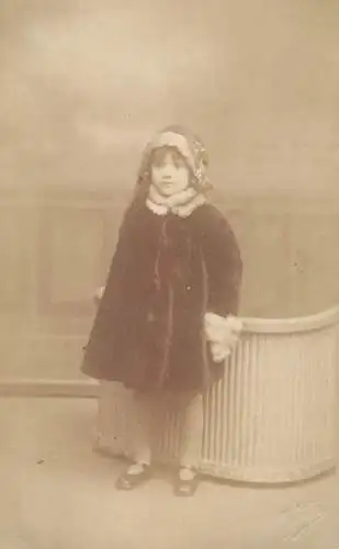 Children portraits old photo postcard